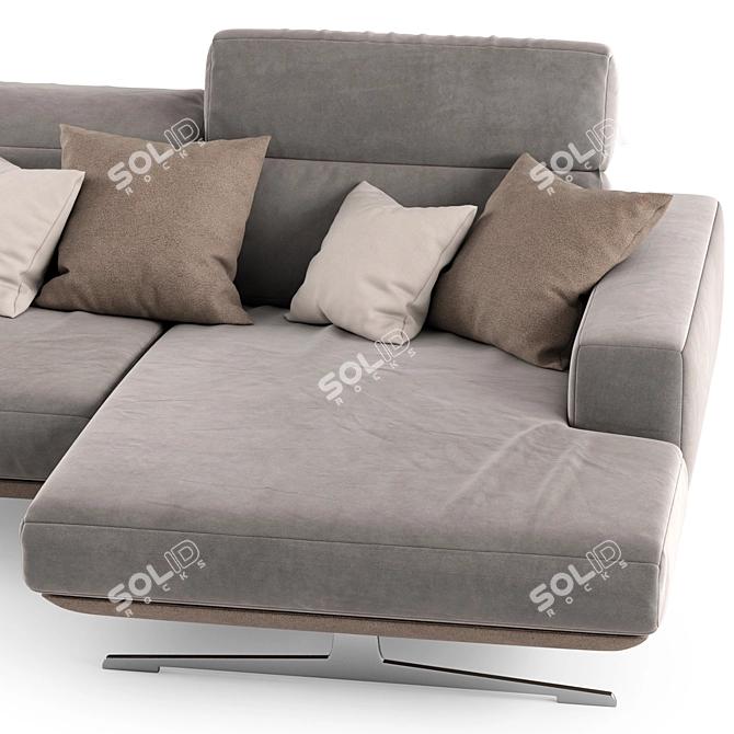 Modern Corner Sofa: Egoitaliano Gloria 3D model image 4