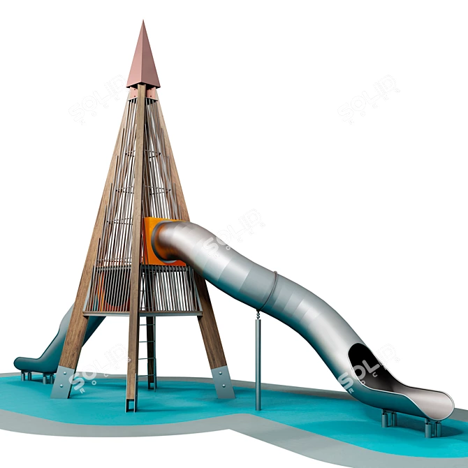 Buglo Mega Tower with Slide (1421) 3D model image 2