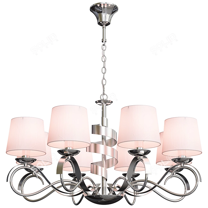 Omnilux OML-60103-08: Modern Illuminated Beauty Mirror 3D model image 1