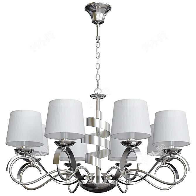 Omnilux OML-60103-08: Modern Illuminated Beauty Mirror 3D model image 2