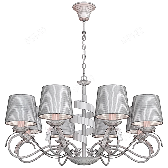 Omnilux OML-60103-08: Modern Illuminated Beauty Mirror 3D model image 3