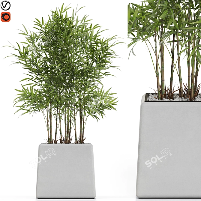 Lush Greenery Bundle 616 3D model image 1