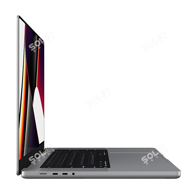 Apple MacBook Pro 16" 2021: Powerful & Sleek 3D model image 3