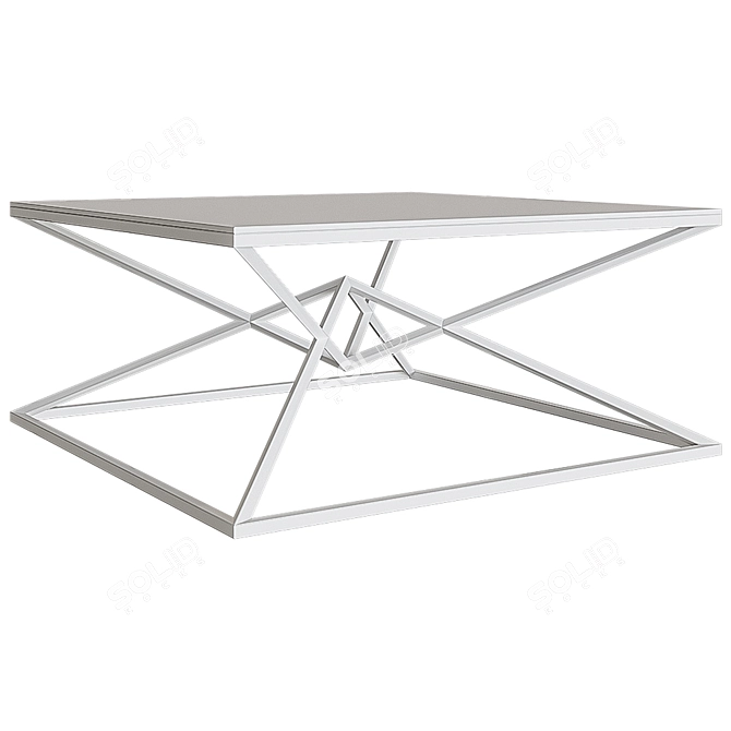 EICHHOLTZ Connor Coffee Table 100x100cm 3D model image 2