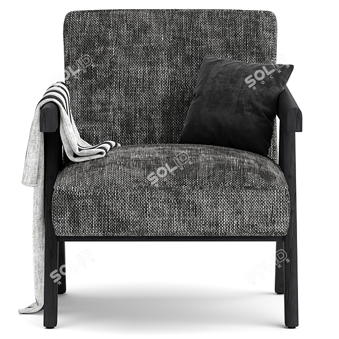 Eichholtz Greta Armchair: Stylish and Compact 3D model image 4