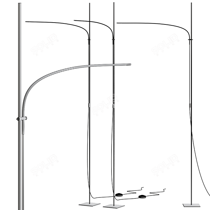 Uau Floor Lamp: Sleek and Stylish Illumination 3D model image 2