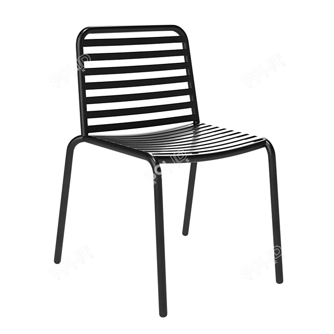 Elegant DIDIER Out Chair 3D model image 1