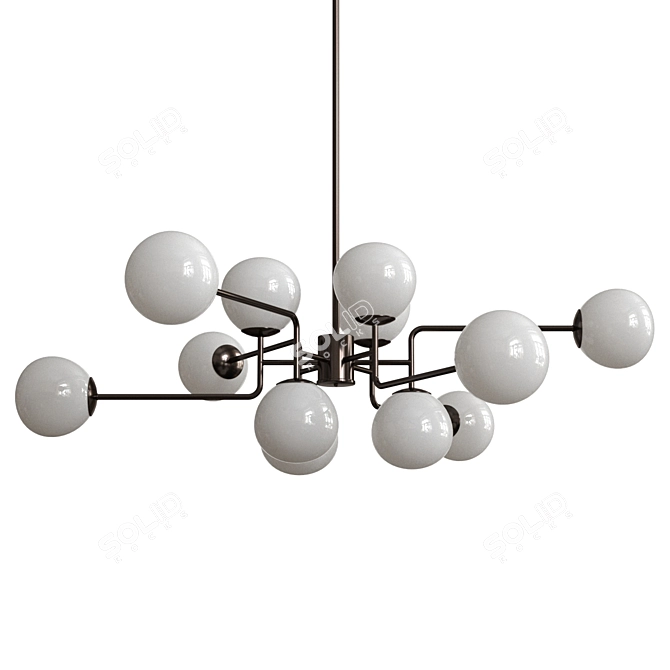 Erich Chandelier: Elegant Lighting for Every Space 3D model image 3
