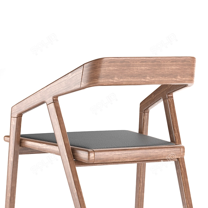 Modern Katakana Chair 3D model image 3