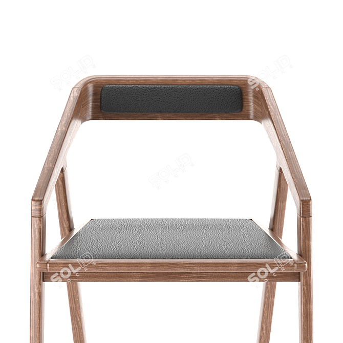 Modern Katakana Chair 3D model image 4