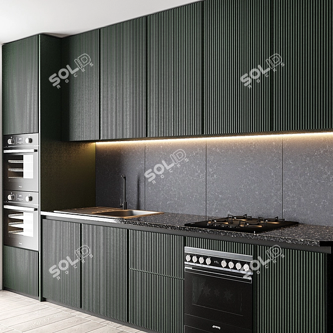 Modern Kitchen Essentials 3D model image 1