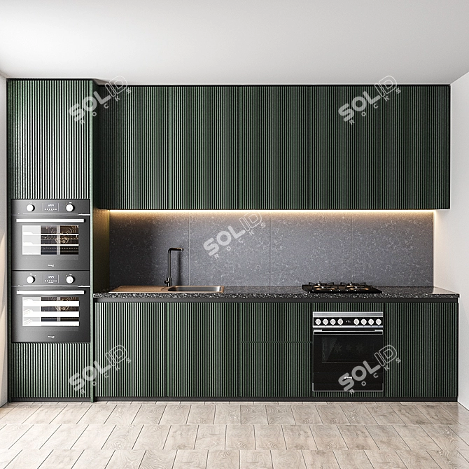 Modern Kitchen Essentials 3D model image 2