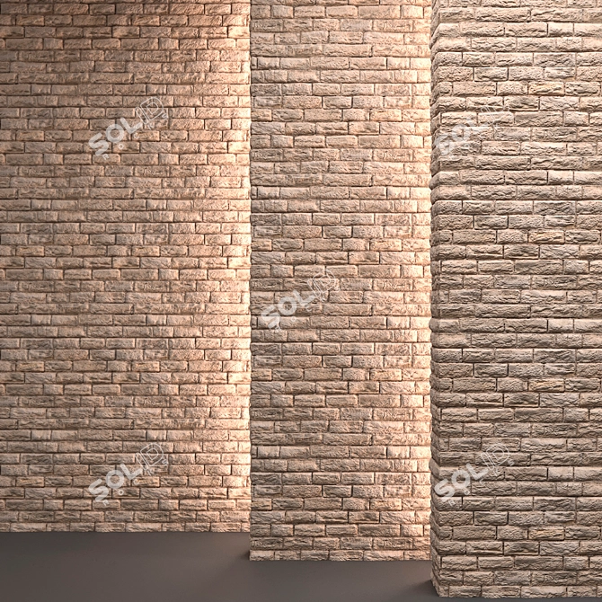 ElegantBrick Texture Set 3D model image 2