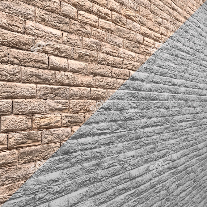 ElegantBrick Texture Set 3D model image 4