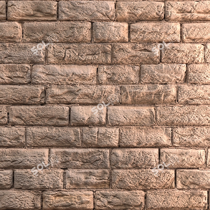 ElegantBrick Texture Set 3D model image 5