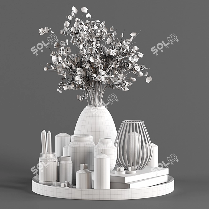 Elegant Decor Set 3D model image 3