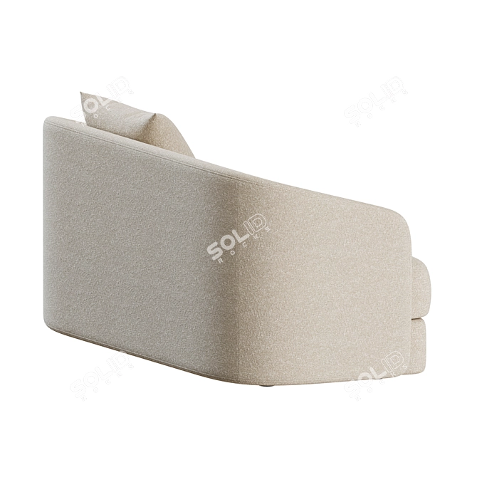 Covent 2 Seater Sofa: Contemporary Comfort by New Works 3D model image 5