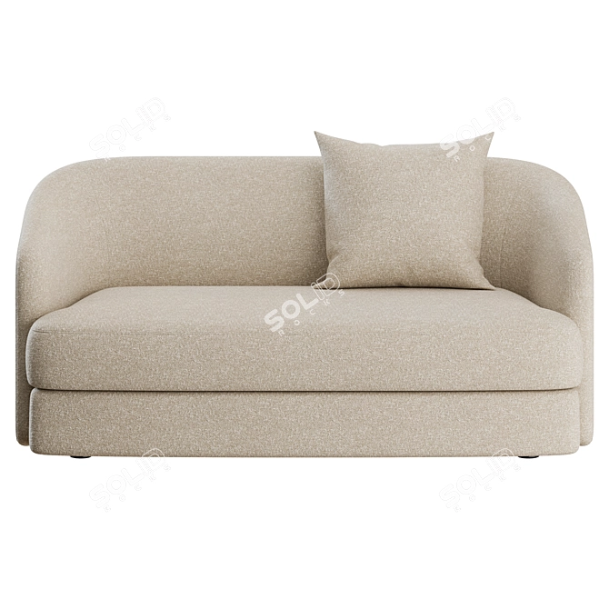 Covent 2 Seater Sofa: Contemporary Comfort by New Works 3D model image 6