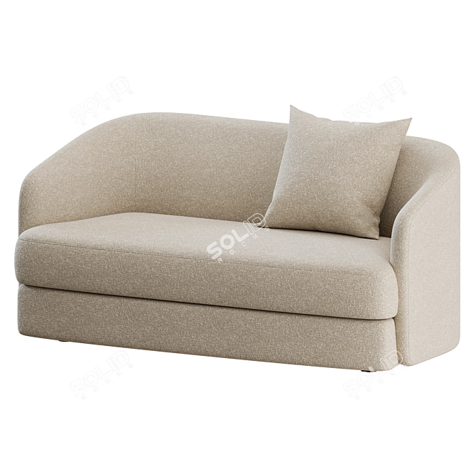 Covent 2 Seater Sofa: Contemporary Comfort by New Works 3D model image 7