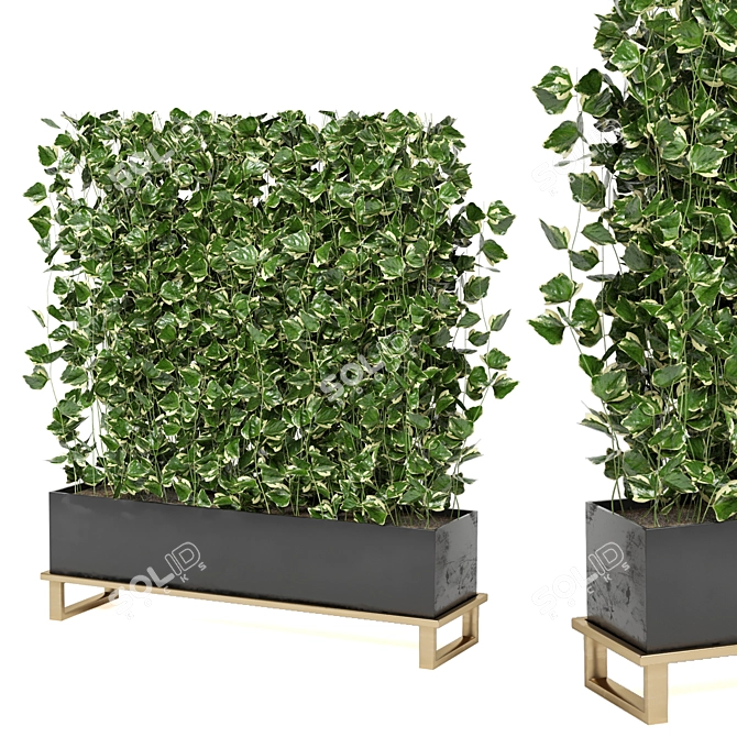 Ferm Living Bau Pot Large Set - 152: Stylish Indoor Plants 3D model image 1