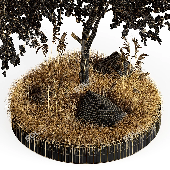 Apple Tree Garden: High-quality 3D Outdoor Plant Set 3D model image 4