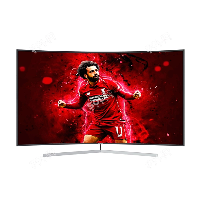 Sleek Samsung 78" Ultra HD TV 3D model image 2