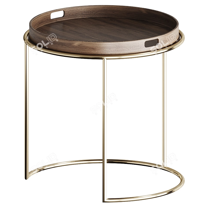 Enza Coffee Table: Modern Elegance 3D model image 1