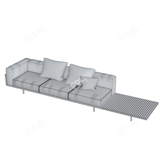Elevate Your Space with Minotti Brasilia Sofas 3D model image 4