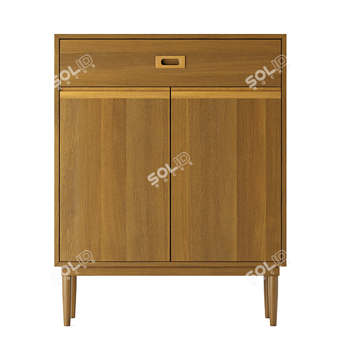 Karimoku 40Dx66Wx87H cm Cabinet 3D model image 1