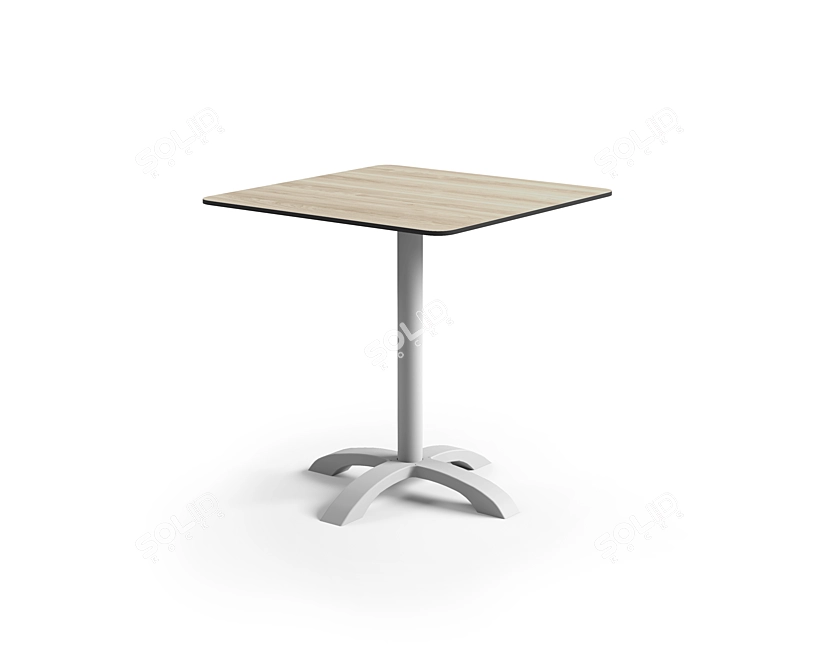 Elegant VIC Outdoor Dining Table 3D model image 2