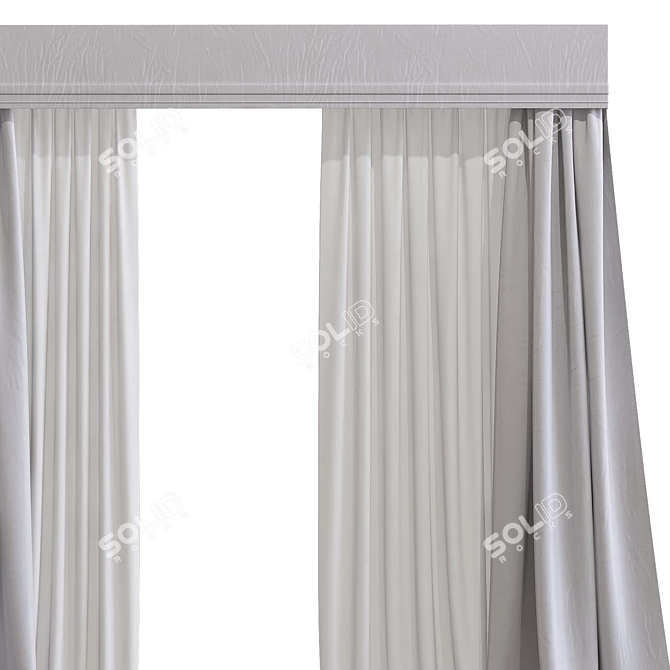 Revamped and Refined: Curtain 946 3D model image 2