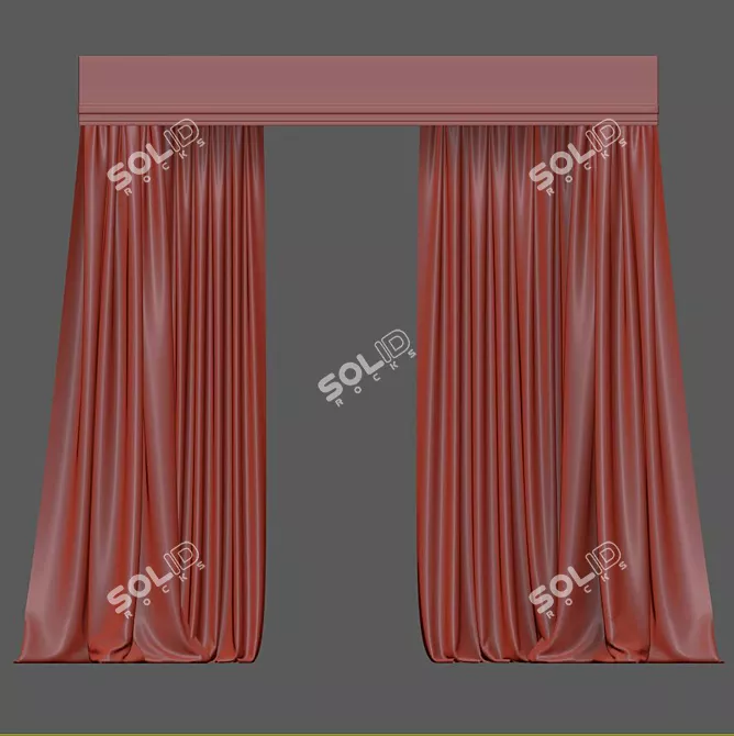 Revamped and Refined: Curtain 946 3D model image 4