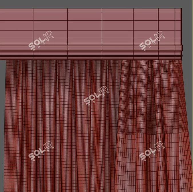Revamped and Refined: Curtain 946 3D model image 5