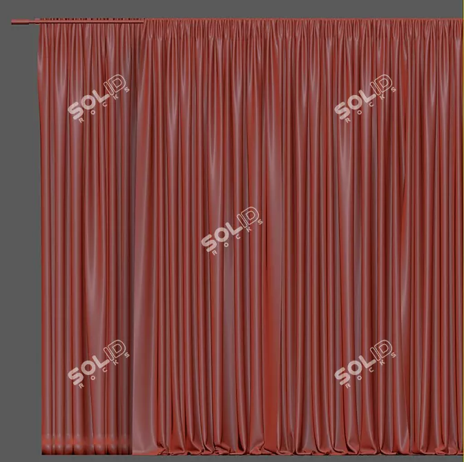 Title: 951 Curtain - Crafted with Precision 3D model image 4