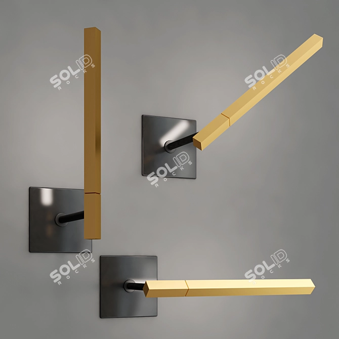 Modern ILO Wall Lamp: Minimalistic Elegance 3D model image 2