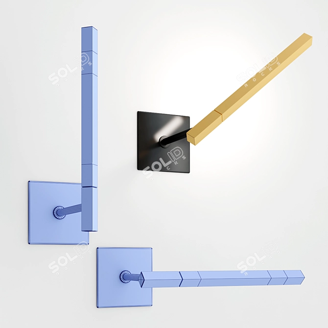 Modern ILO Wall Lamp: Minimalistic Elegance 3D model image 3