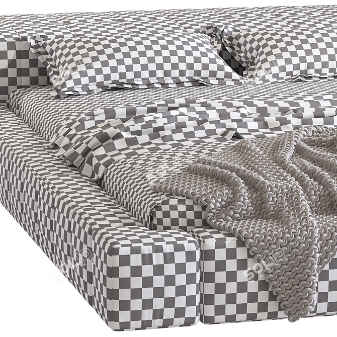 Luxury Bonaldo Beds for Stylish Comfort 3D model image 6