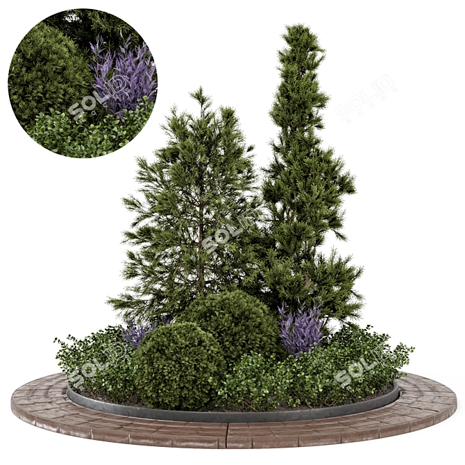 Title: 365-Days Outdoor Garden Set 3D model image 1