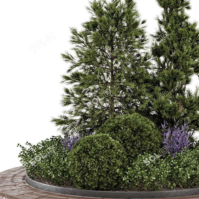 Title: 365-Days Outdoor Garden Set 3D model image 3