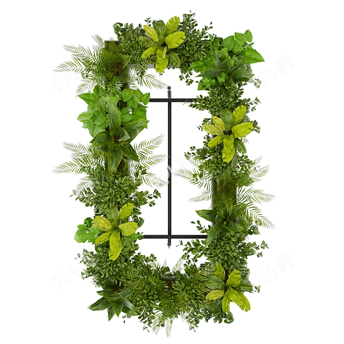 Hanging Indoor Ampelous Collection Plant 3D model image 5