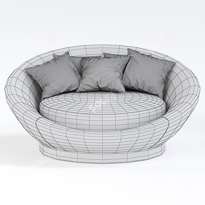 Elegant DUARDO Sofa: Modern Design, Premium Quality 3D model image 4