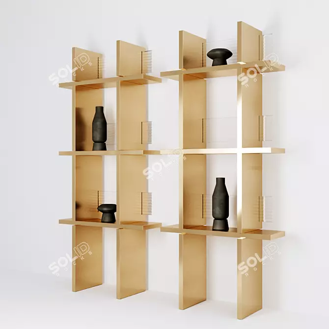 Innovative Baxter Viceversa Shelving 3D model image 1