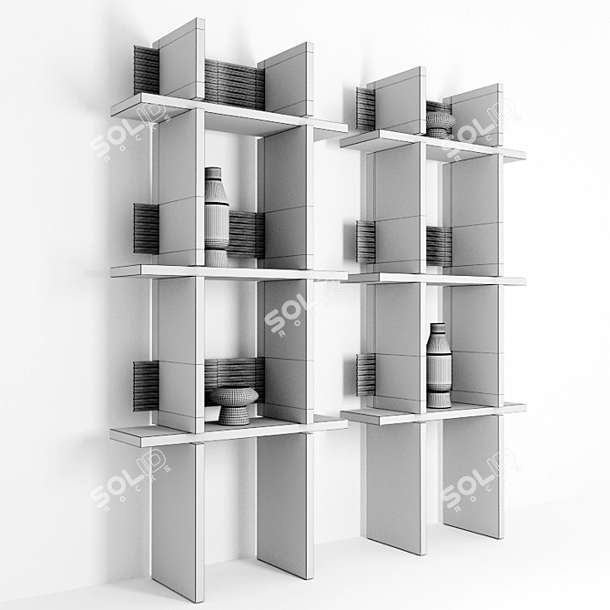 Innovative Baxter Viceversa Shelving 3D model image 3