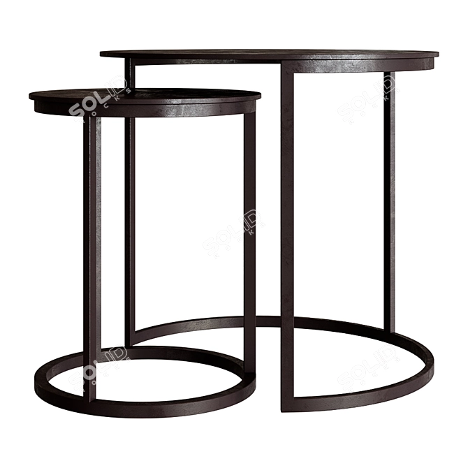 Title: Mercer Coffee Table: Sleek Design, Perfect for Any Setting 3D model image 1