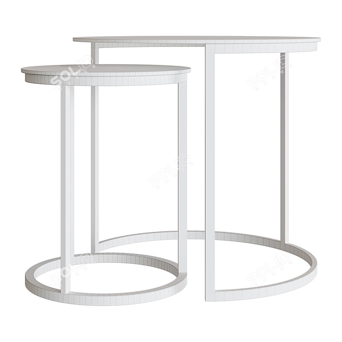 Title: Mercer Coffee Table: Sleek Design, Perfect for Any Setting 3D model image 3