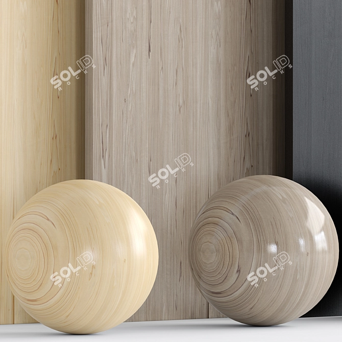 Wood_6 Blend with 3 Textures 3D model image 3