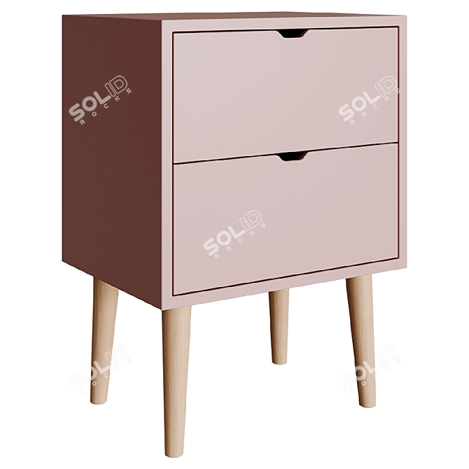 Zipcode Design Lalani Bedside Table 3D model image 3