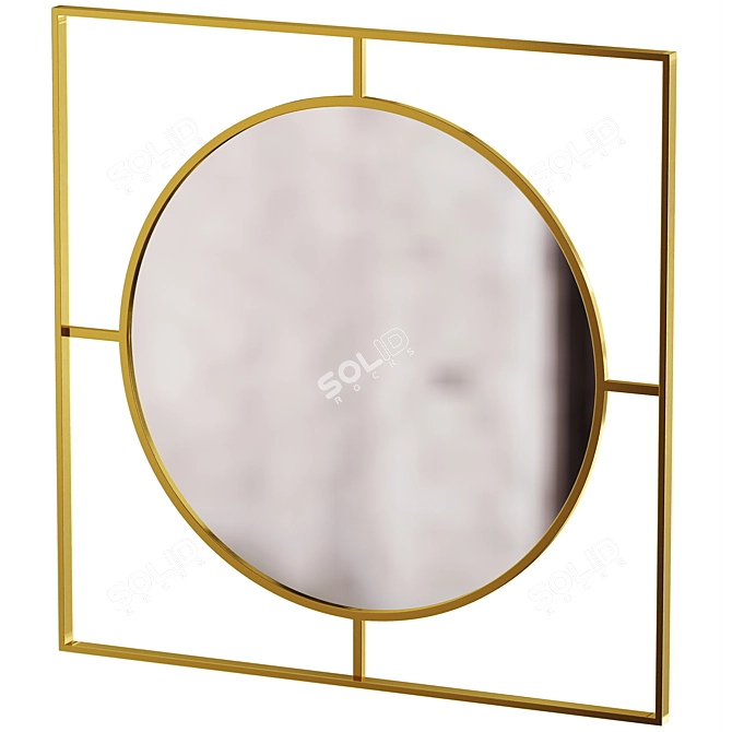 Stanford Frame Mirror - Luxury at Home 3D model image 1