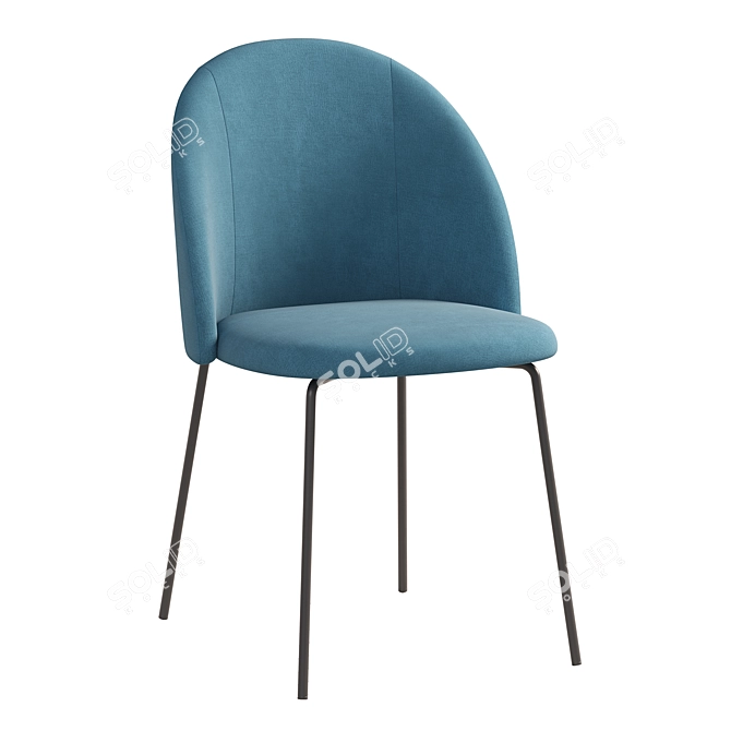 Stylish Deephouse Dijon Chair  3D model image 1