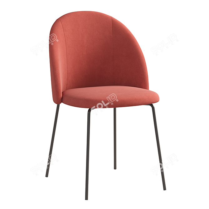 Stylish Deephouse Dijon Chair  3D model image 3